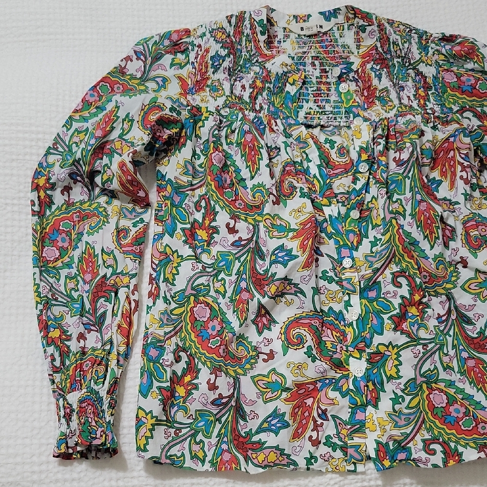 Boden Multicolor Paisley Shirt